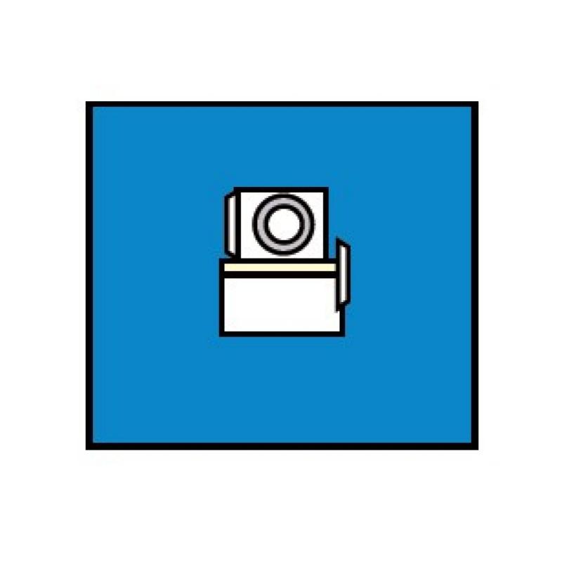 Покриття операційне 120х80 см, офтальмологічне з адг.операц.отв.д.7 см, та приймальним мішком, ламінований спанбонд 45 г/м2,стерильне, одн.вик,ТМ «АХІЛЛ»